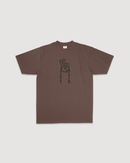 Sasquatch Peace Tee - Brown