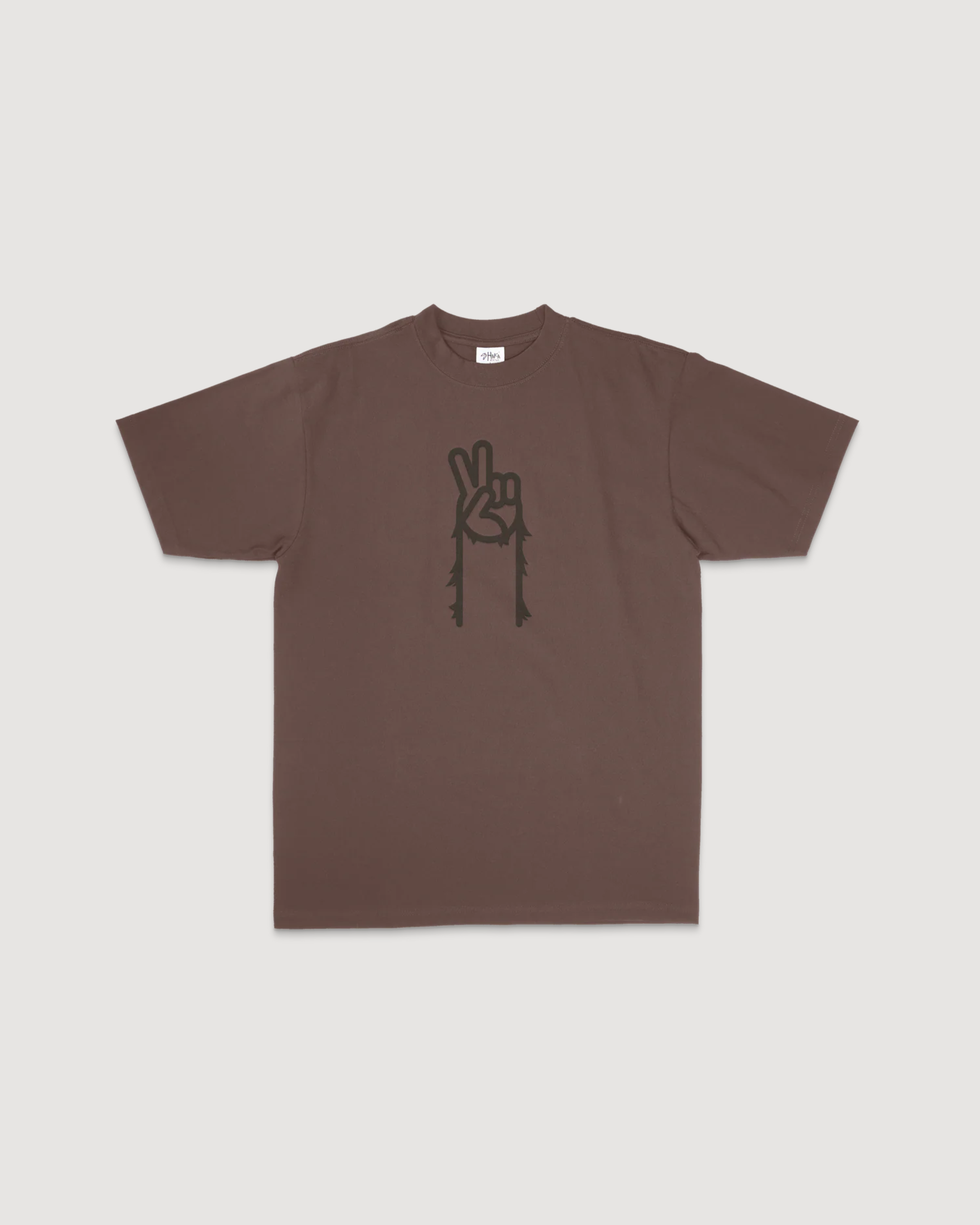 Sasquatch Peace Tee - Brown