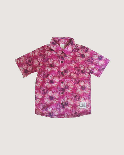 Hibiscus Hunny Kids Aloha Shirt