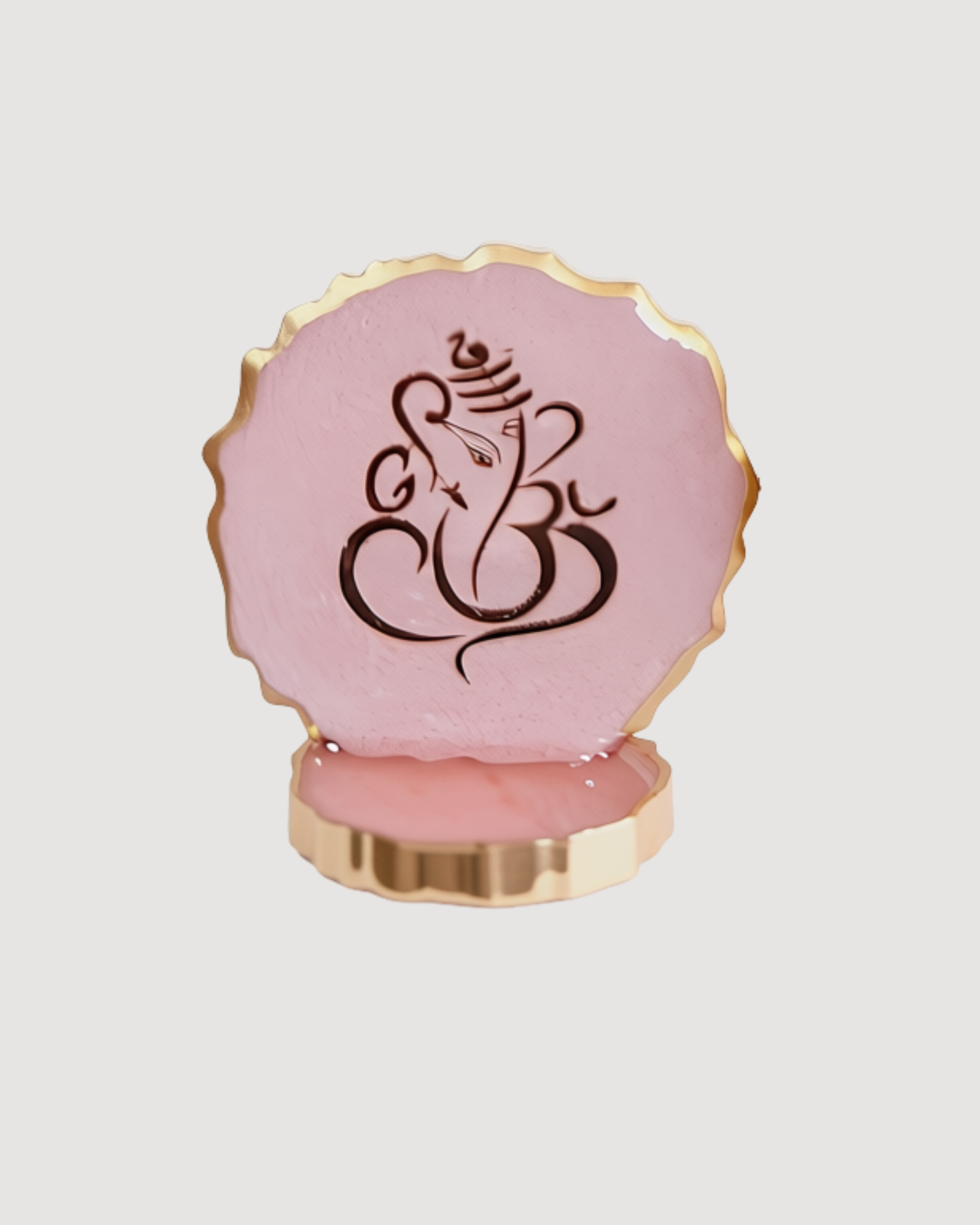 Resin Ganesha in Agate Texture - Set of 5 - Perfect Return Gifts for Ganesh Chathurthi/Diwali/Puja