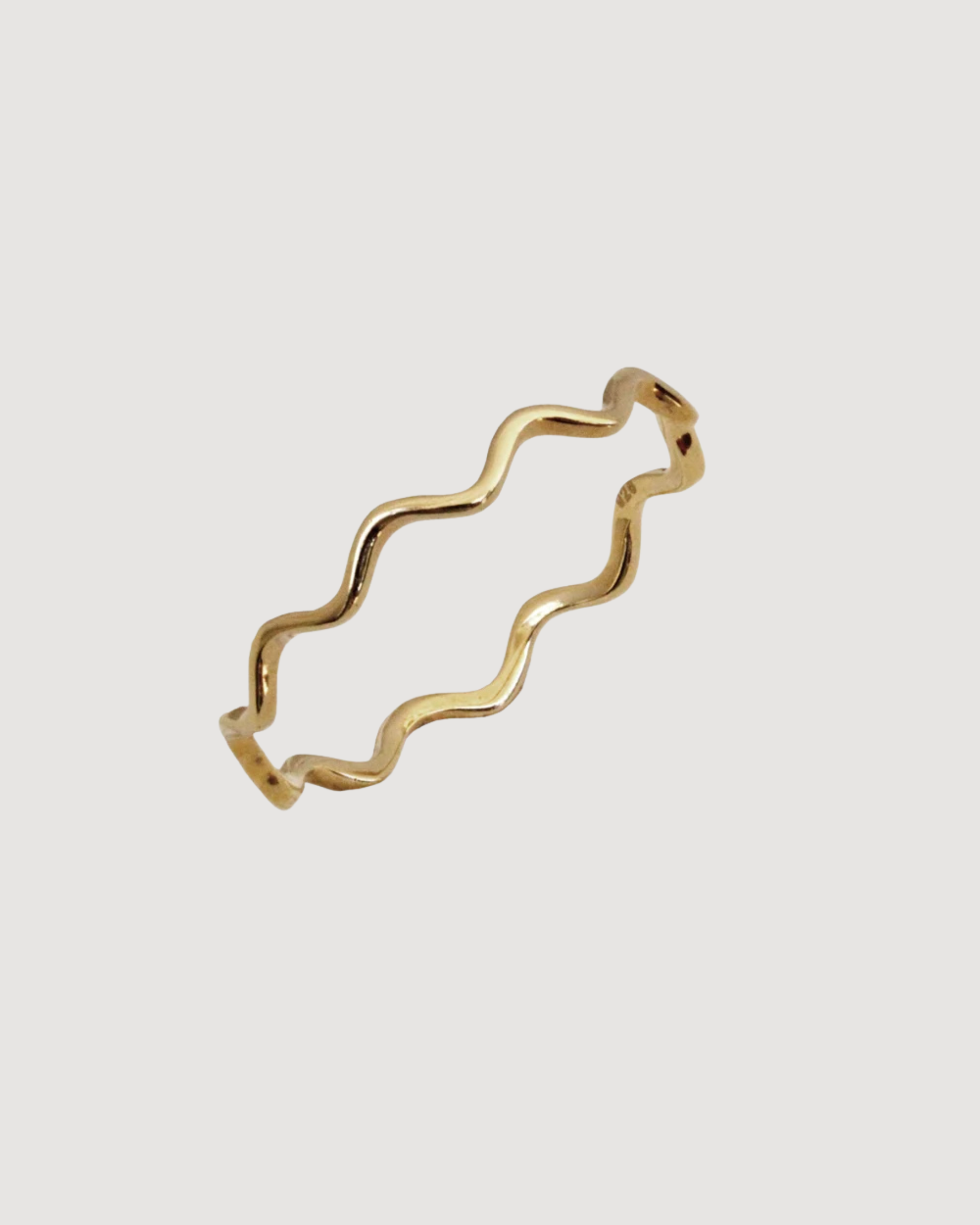 NOODLE Wavy Stackable Ring | Sterling Silver