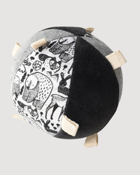 Taggy Ball with Rattle - Nordic
