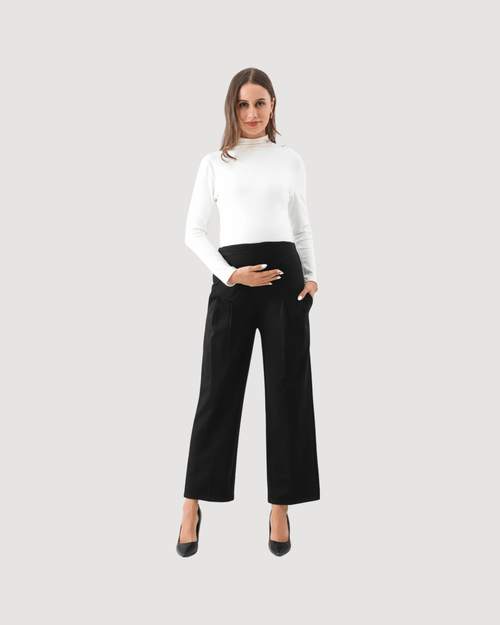 The Wide Leg Maternity Ankle Pant