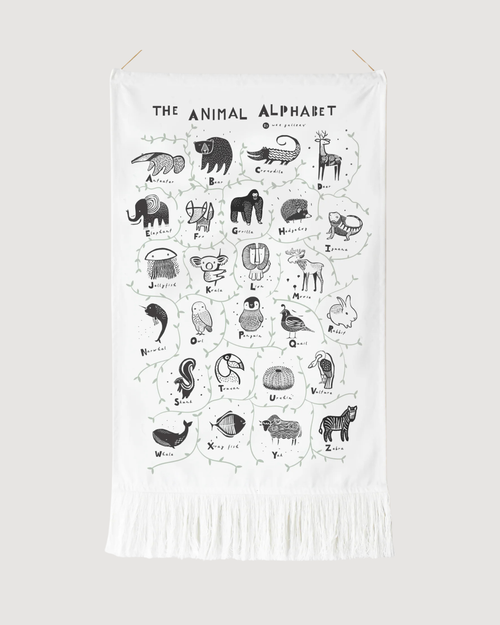 Animal Alphabet Tapestry