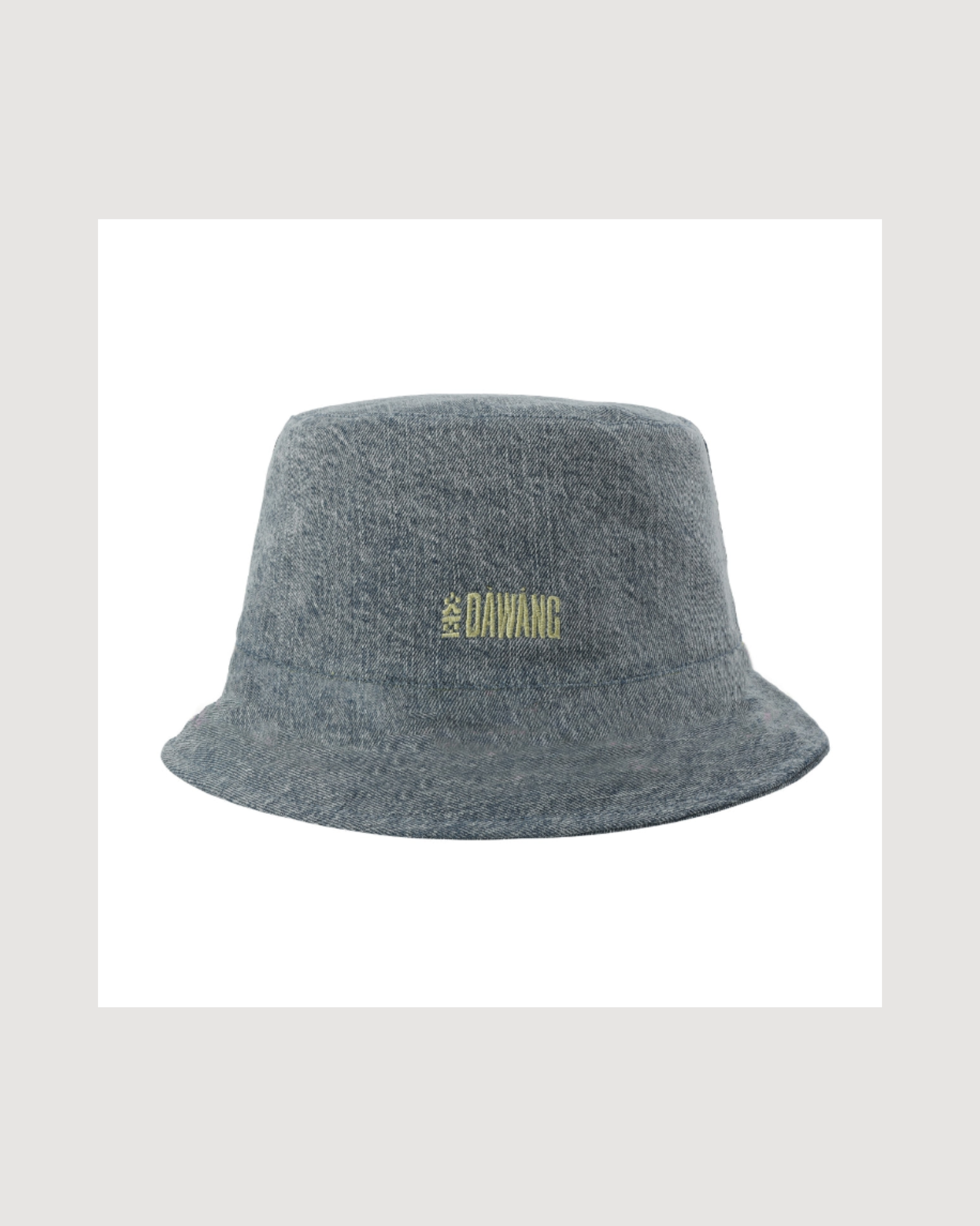 Fan Reversible Bucket Hat Denim/Green