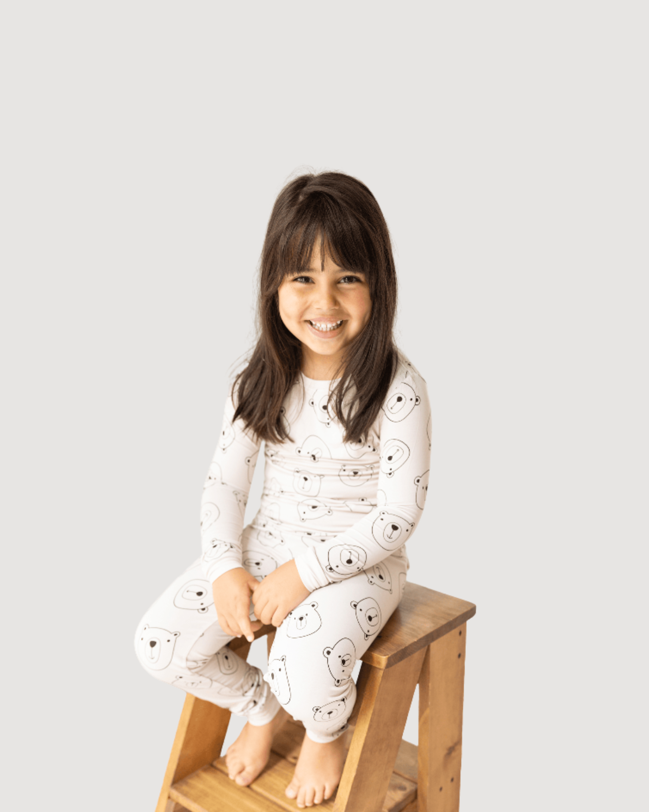Two Piece Pajamas in Winter Bear