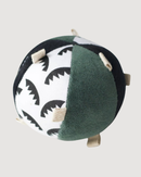 Taggy Ball with Rattle - Jungle Leaves