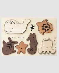 Wooden Tray Puzzle - Ocean Animals