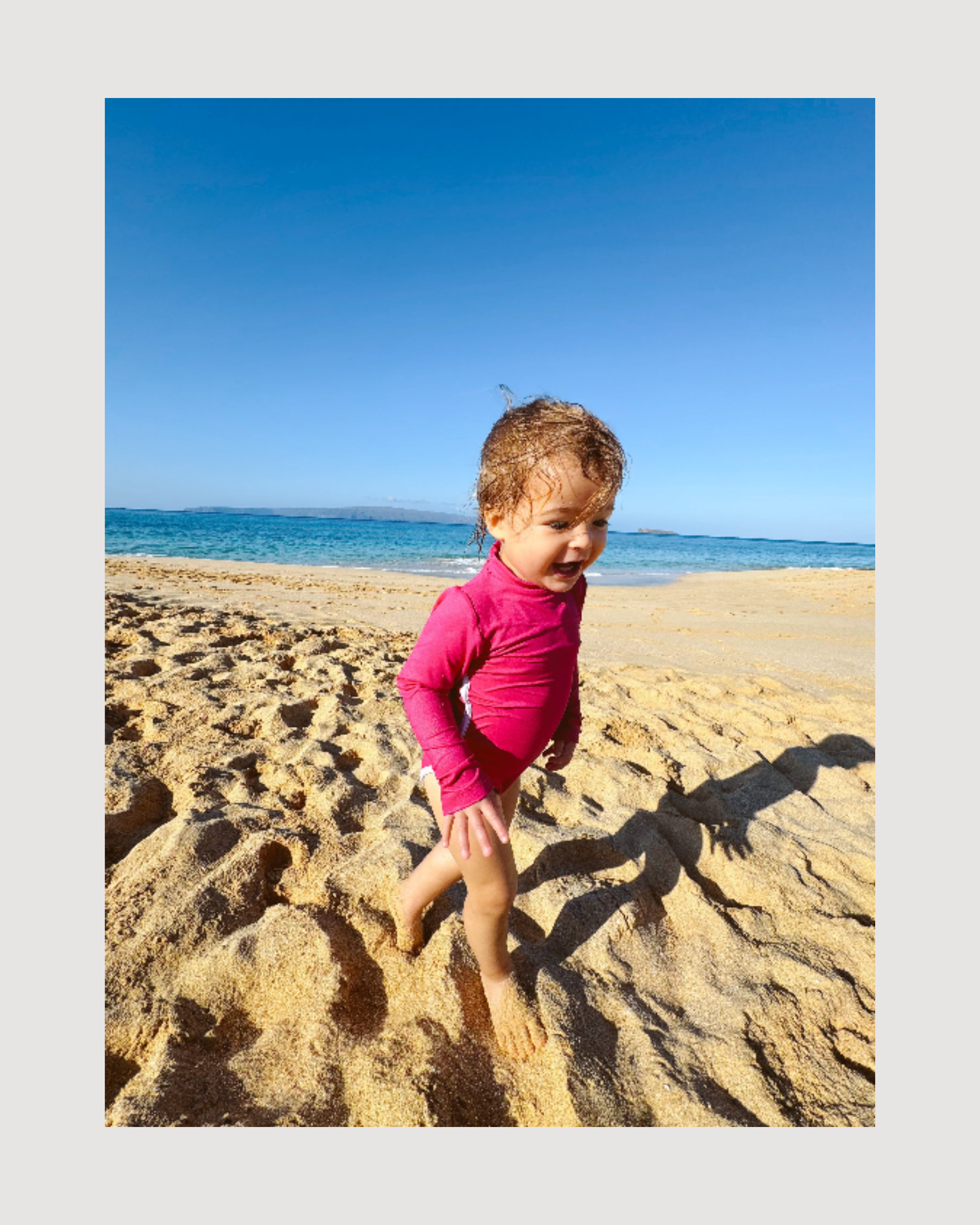 Lola One Piece Kids Swimsuit, Pitaya - CULTR
