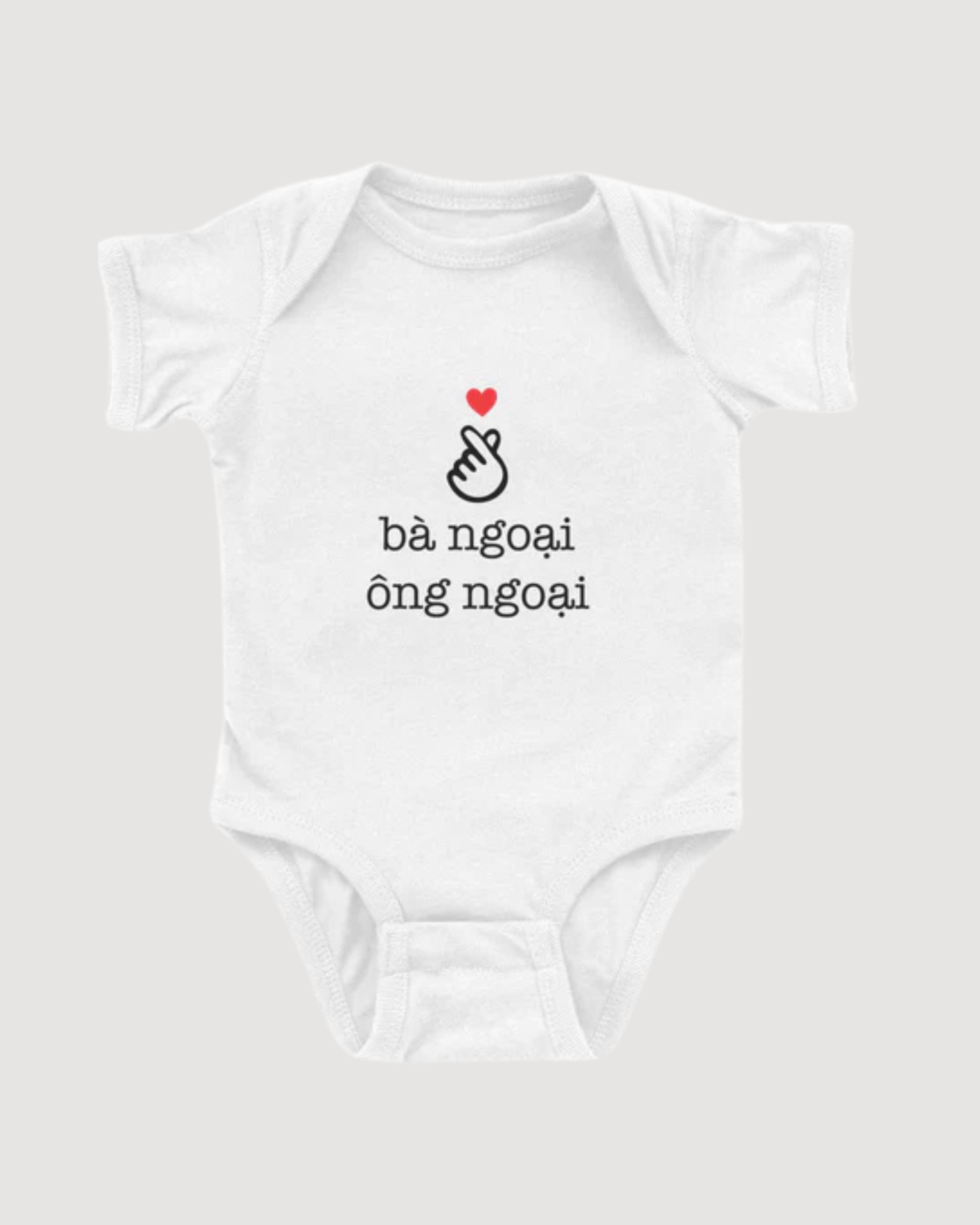 Love Grandma & Grandpa Vietnamese Onesie (Maternal)