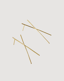 CHOPSTICK Long Earrings | Sterling Silver