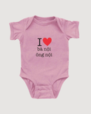 I ♡ Grandma & Grandpa Vietnamese Onesie (Paternal)