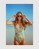 Carolee One Piece Swimsuit, Papaya - CULTR