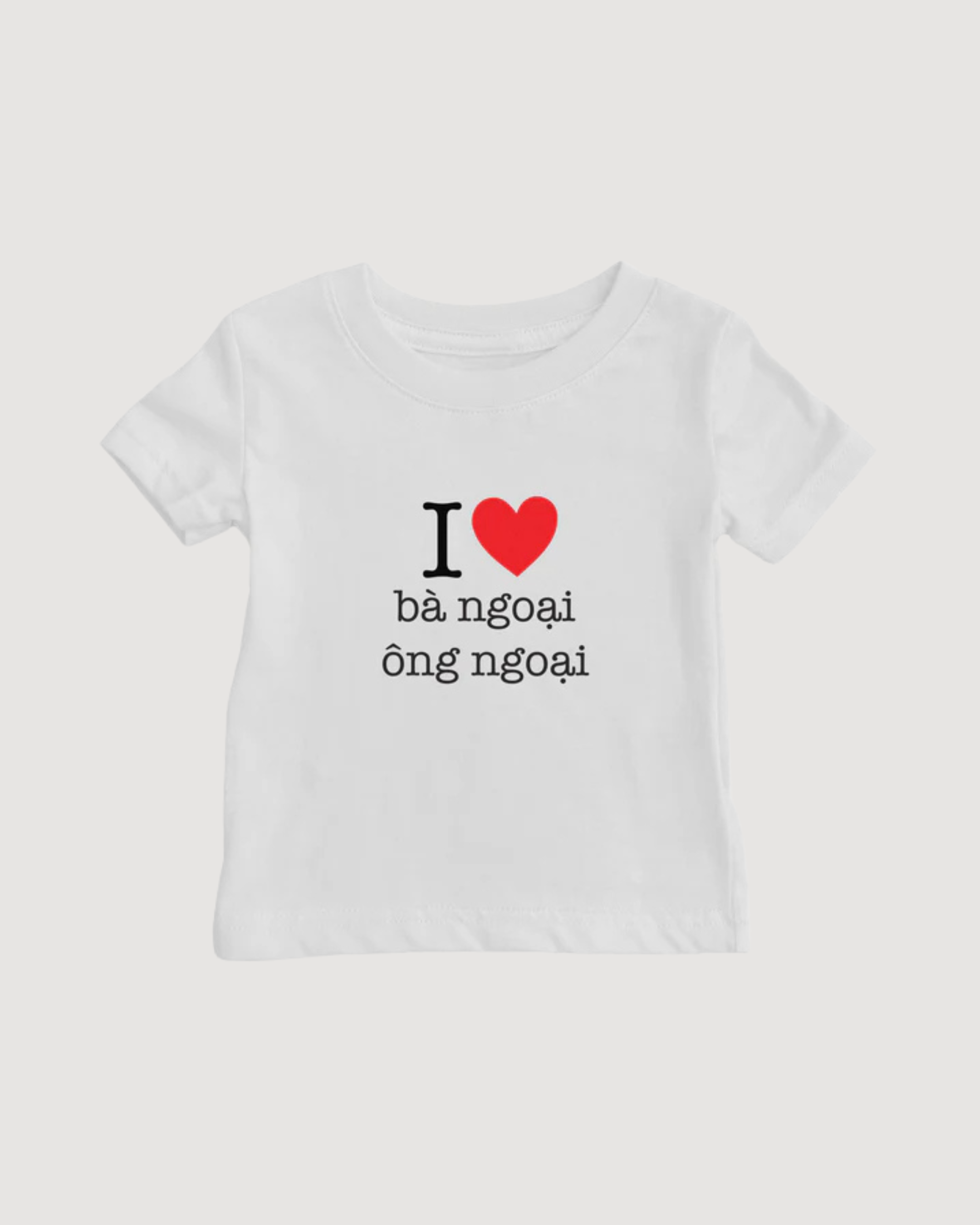 I Heart Grandma Vietnamese Baby T-Shirt (Maternal)