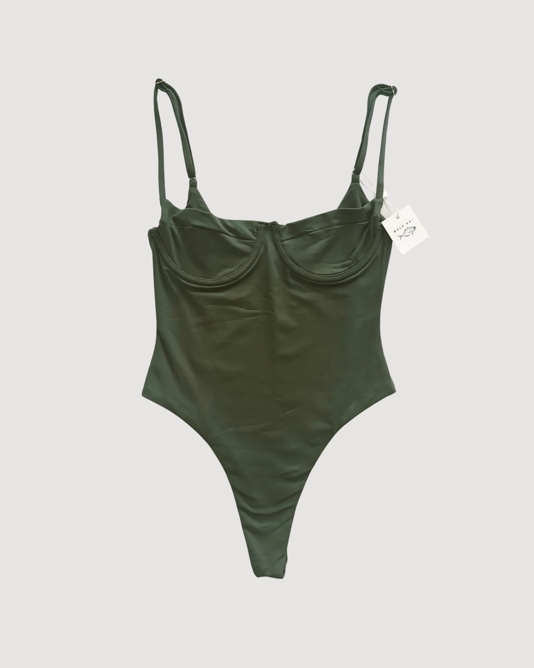 Carolee One Piece Swimsuit, Nori - CULTR