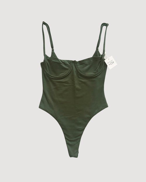 Carolee One Piece Swimsuit, Nori - CULTR