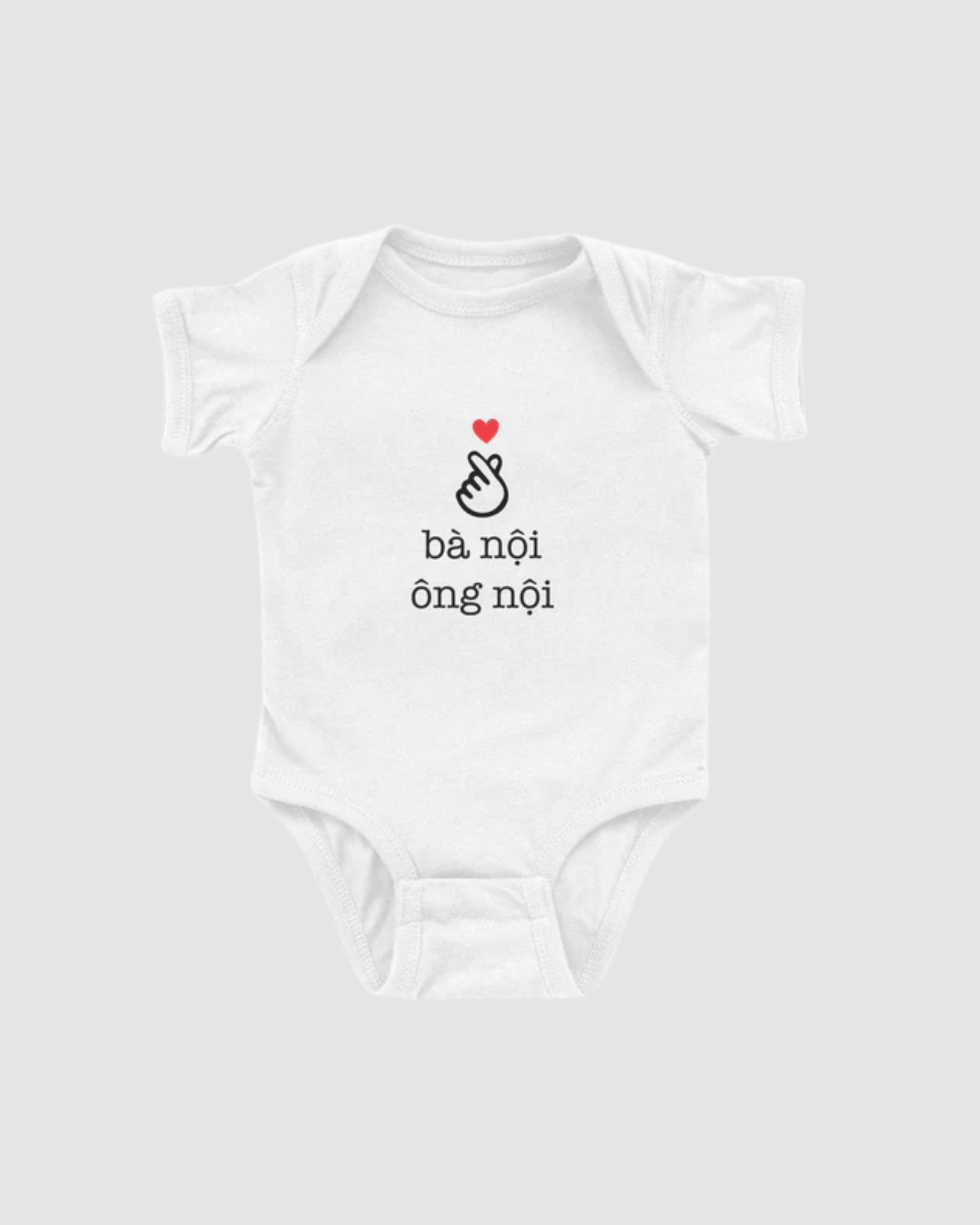 Love Grandma & Grandpa Vietnamese Onesie (Paternal)
