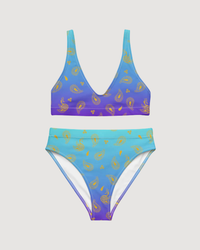Peacock Henna Bikini - Elegance Meets Effortless Comfort