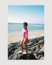 Lola One Piece Kids Swimsuit - Hibiscus Hunny