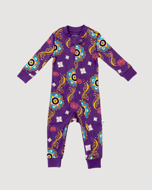 Baby Sleeper – Purple Rangoli