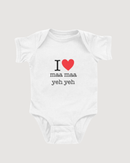I ♡ Grandma & Grandpa Cantonese Onesie (Paternal)