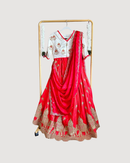 Crimson dream lehenga set