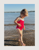 Millie One Piece Kids Swimsuit - Pitaya