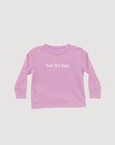 bun bo bae Long Sleeve Shirt (Toddler)