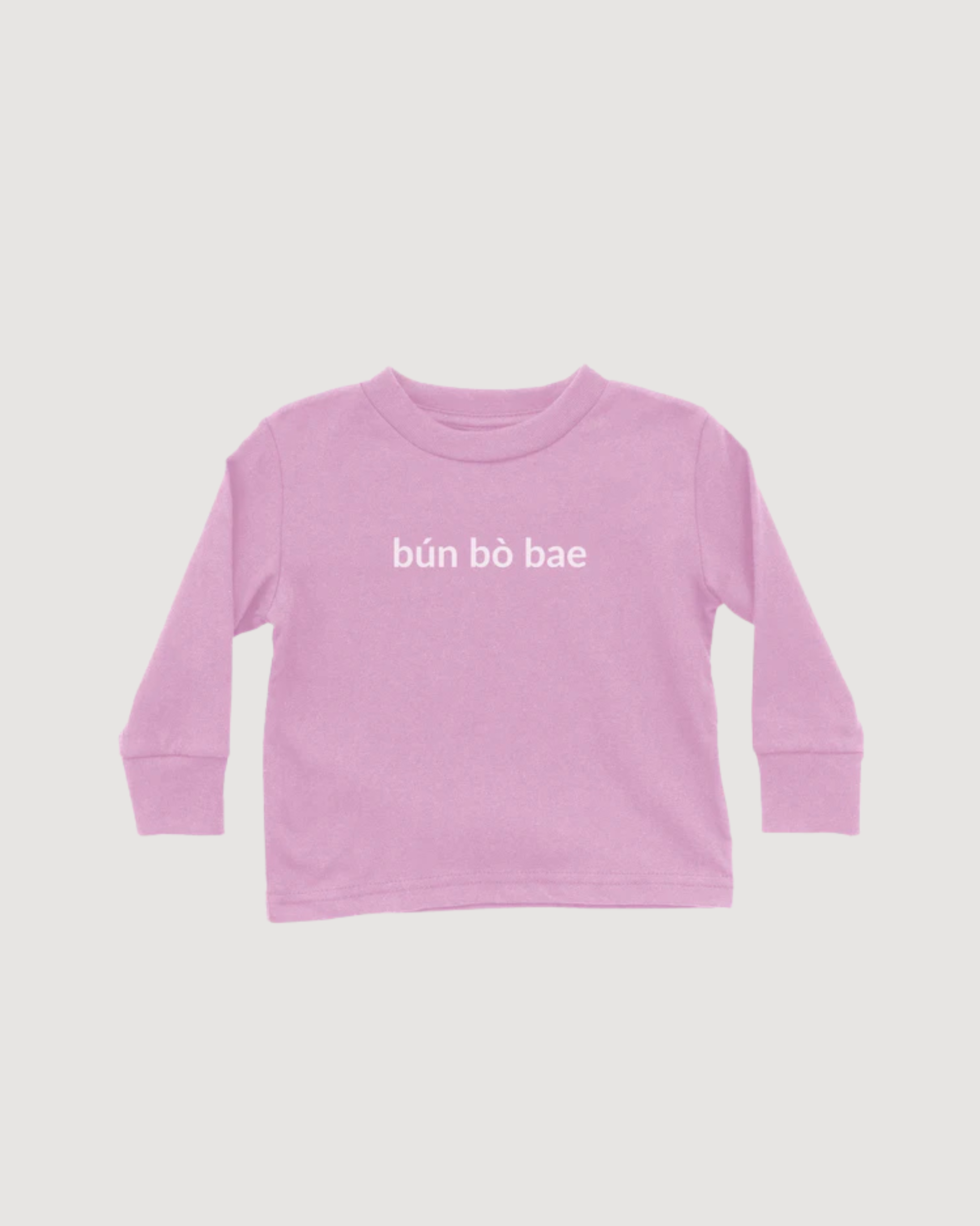 bun bo bae Long Sleeve Shirt (Toddler)