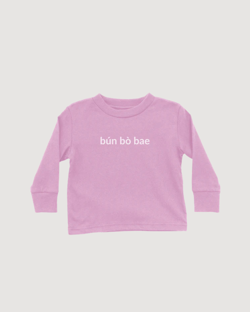 bun bo bae Long Sleeve Shirt (Toddler)
