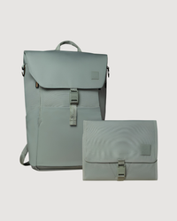 Everyday Diaper Backpack & Changing Wallet Bundle / Outdoorsy Sage