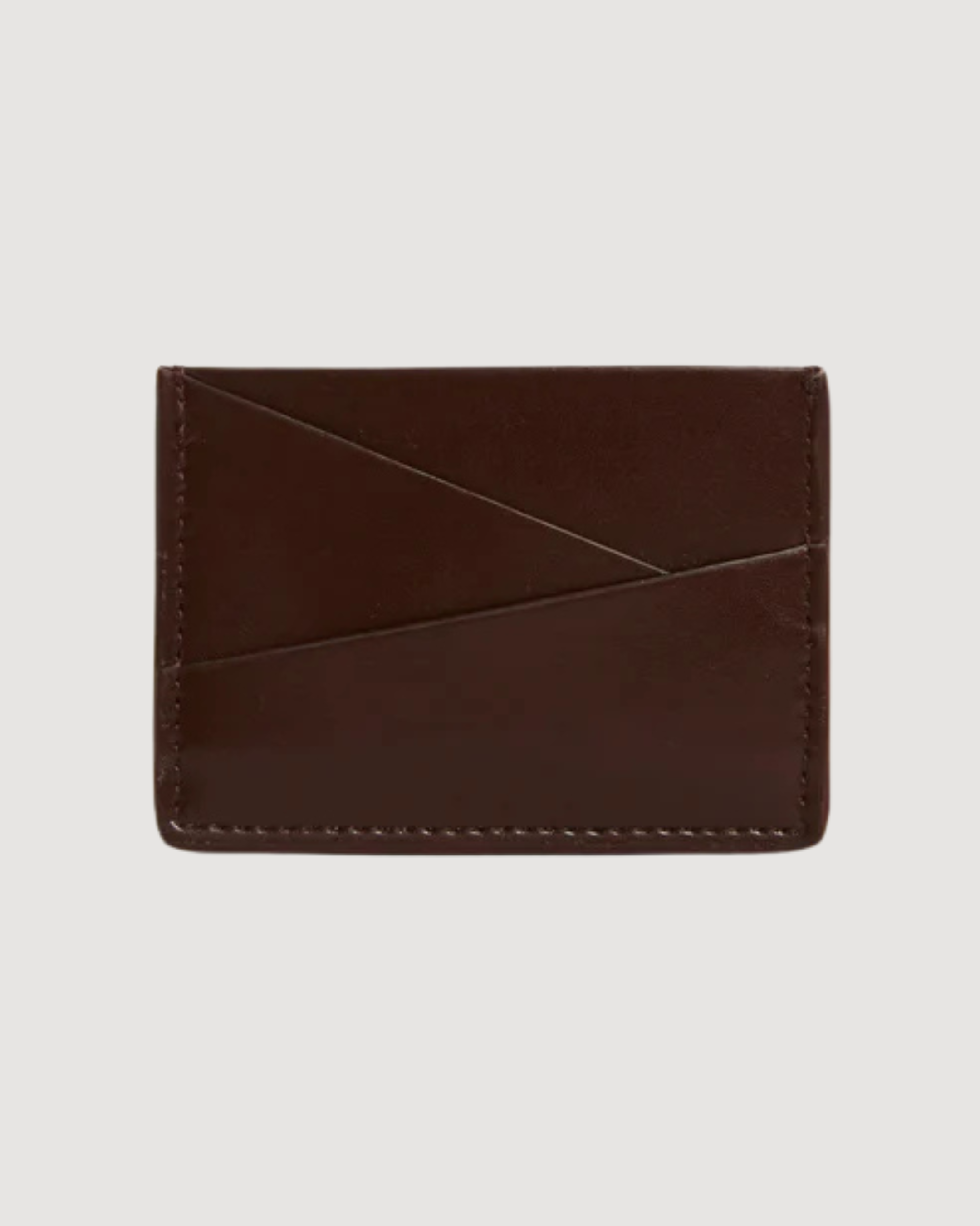 Pineapple Puzzle Cardholder (Dark Brown)