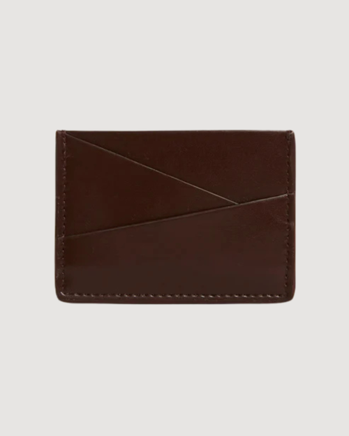Pineapple Puzzle Cardholder (Dark Brown)