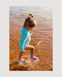 Lola One Piece Kids Swimsuit - Seafoam