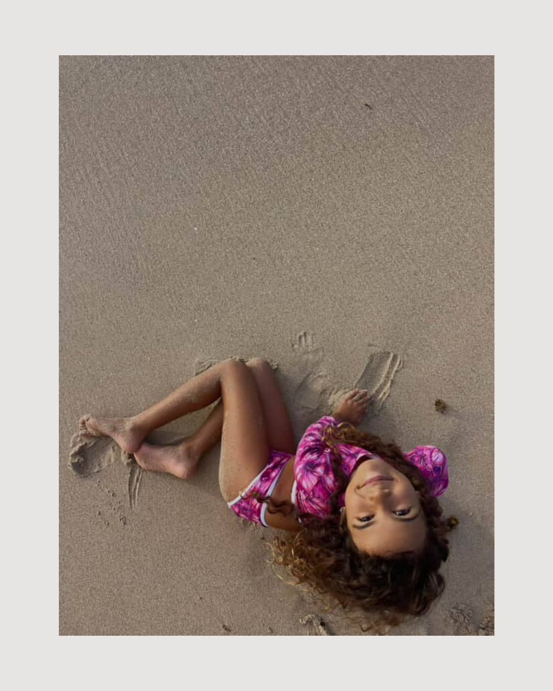 Stevie Two Piece Kids Swimsuit - Hibiscus Hunny