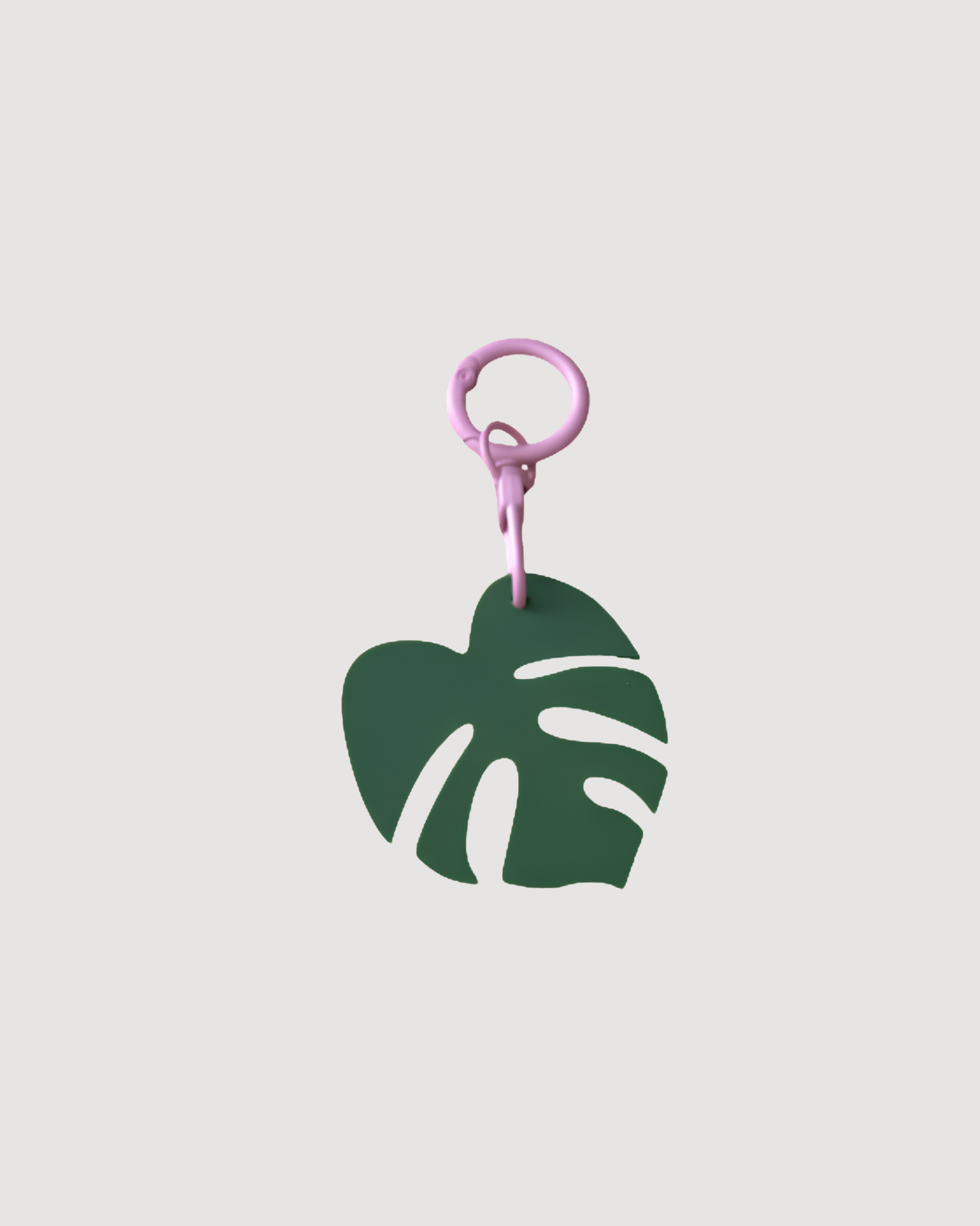 Monstera Keychain & Bag Charm