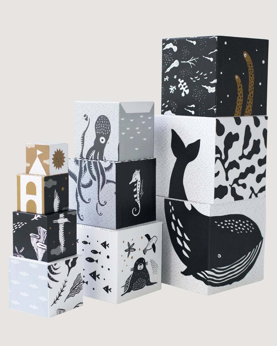 Nesting Blocks - Ocean Animals