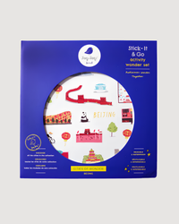 Beijing Waterproof Stickers Activity Set Reusable Map Guide