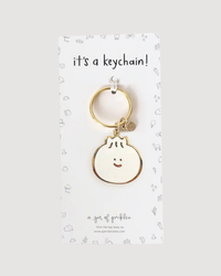 Bao Dumpling Enamel Keychain