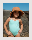 Millie One Piece Kids Swimsuit - Seafoam