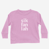 sik fan lah Long Sleeve Shirt (Toddler)