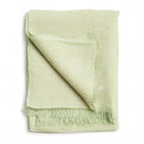 Soya Green Hand Woven Linen Scarf