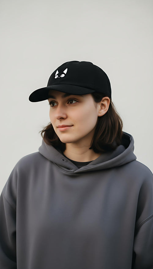 Amazed Cat Corduroy Hat