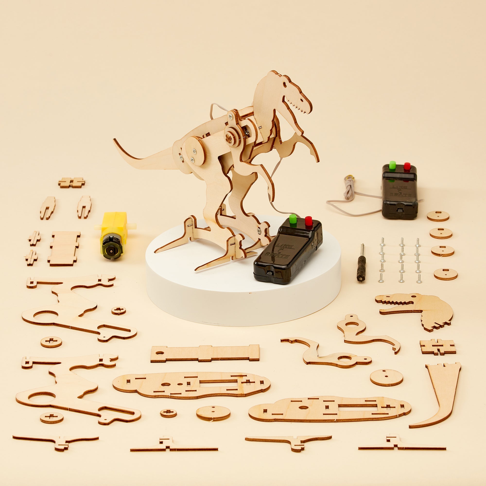 Dinosaur Robot T-Rex DIY Kit, Educational STEM Toy