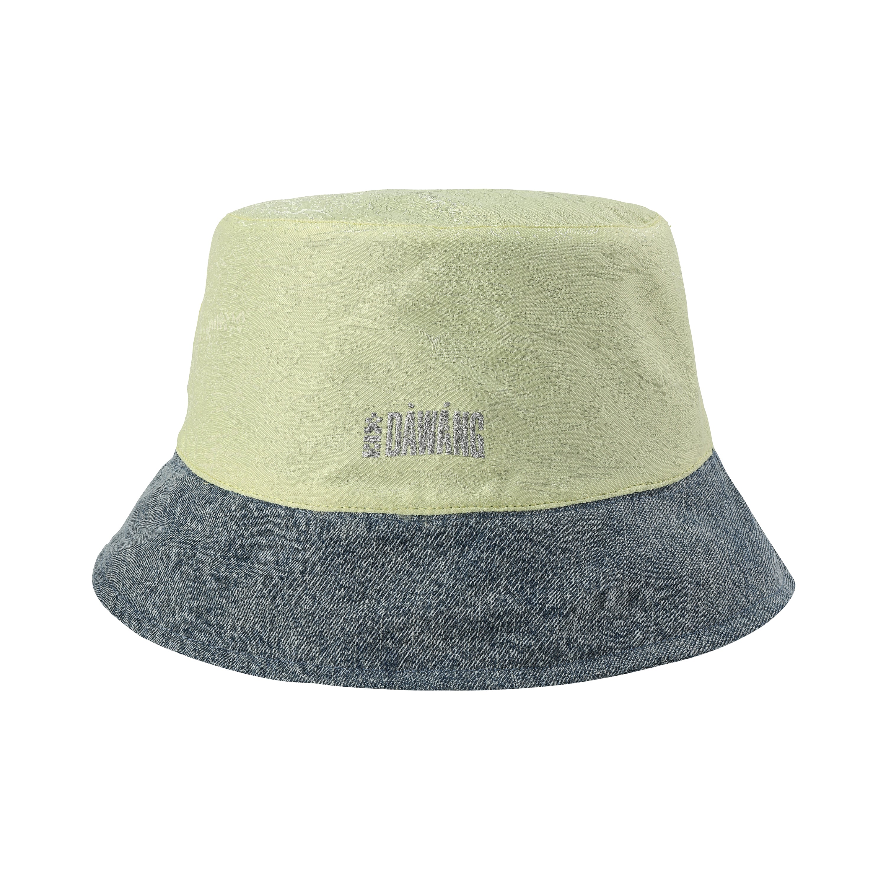 Fan Reversible Bucket Hat Denim/Green