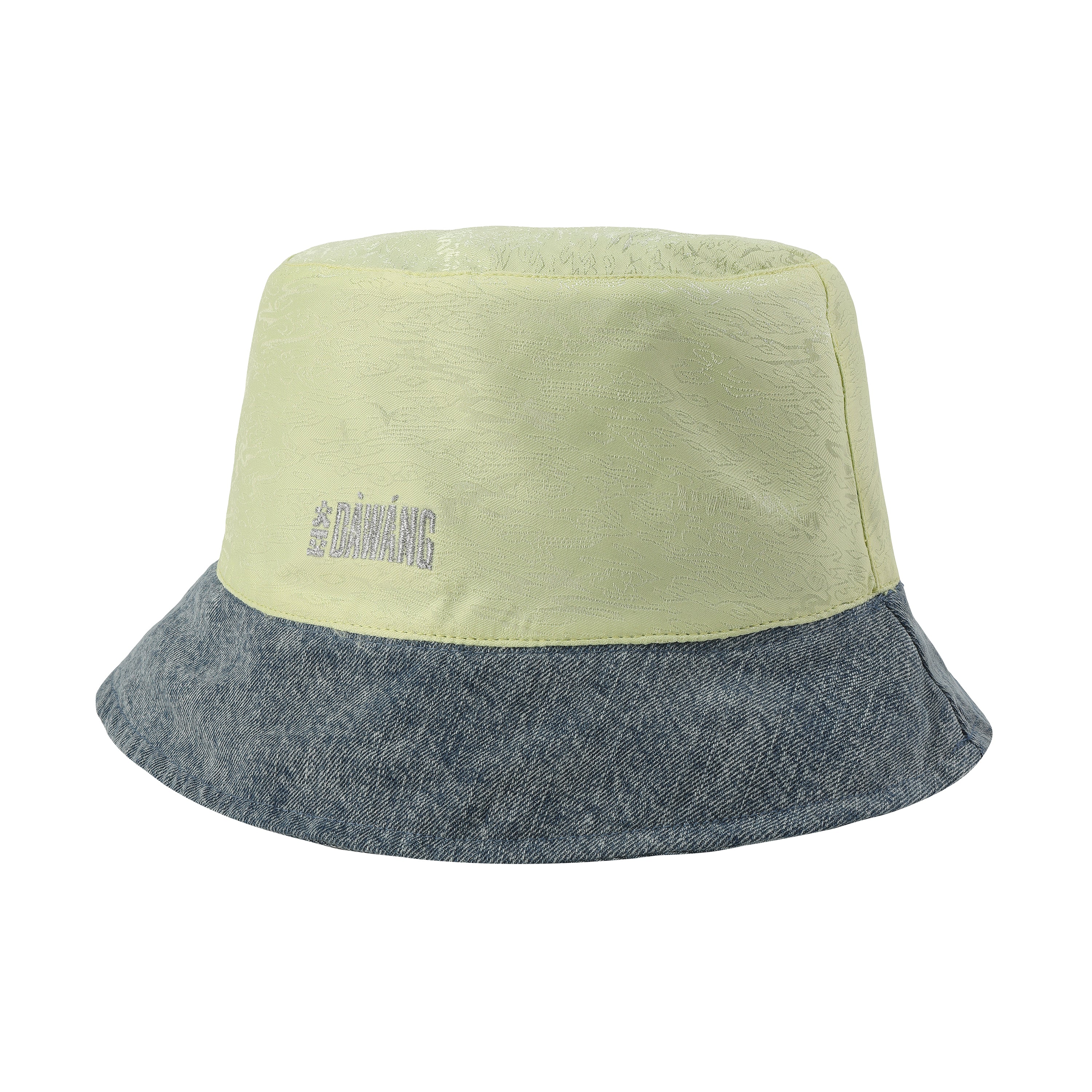 Fan Reversible Bucket Hat Denim/Green