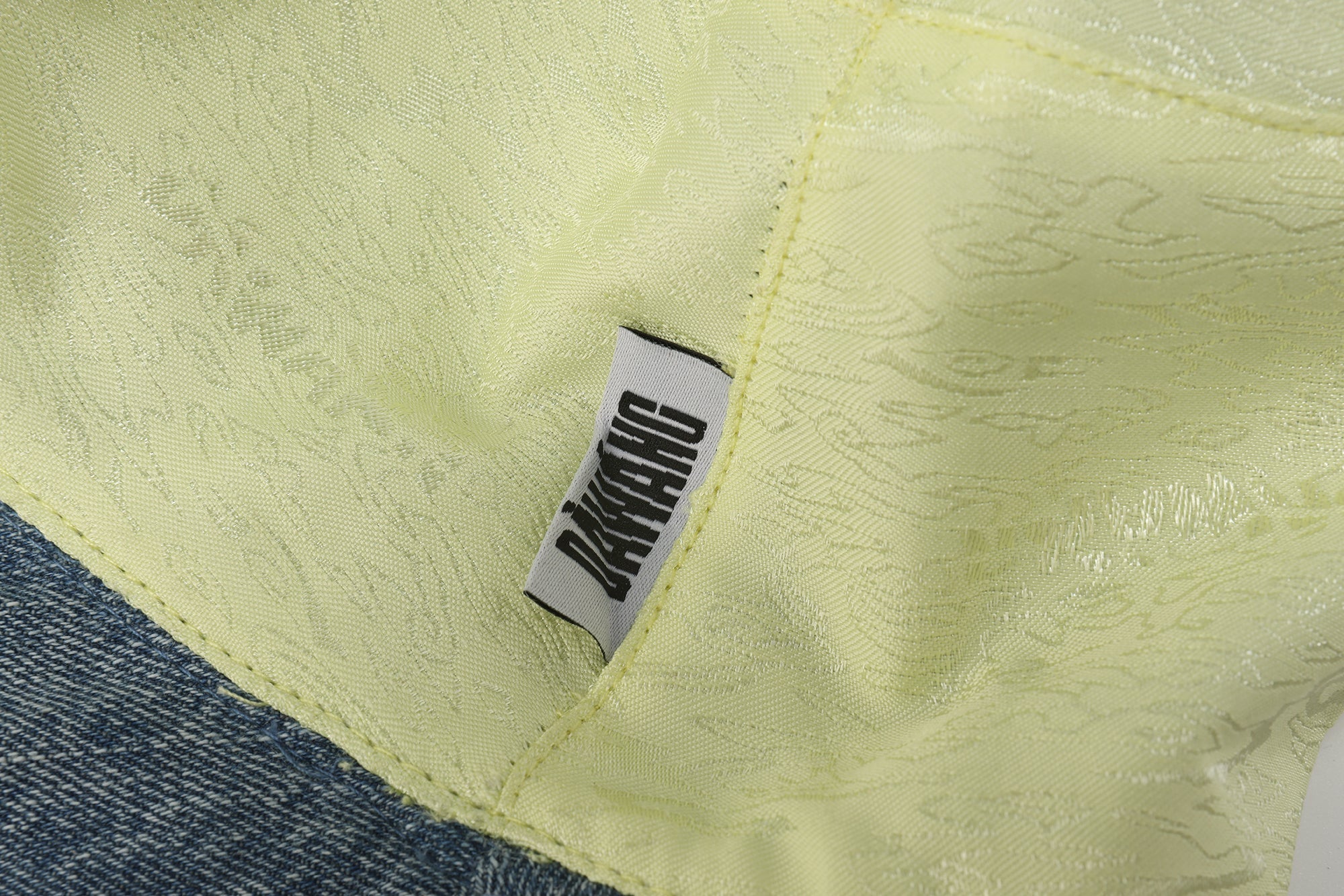 Fan Reversible Bucket Hat Denim/Green
