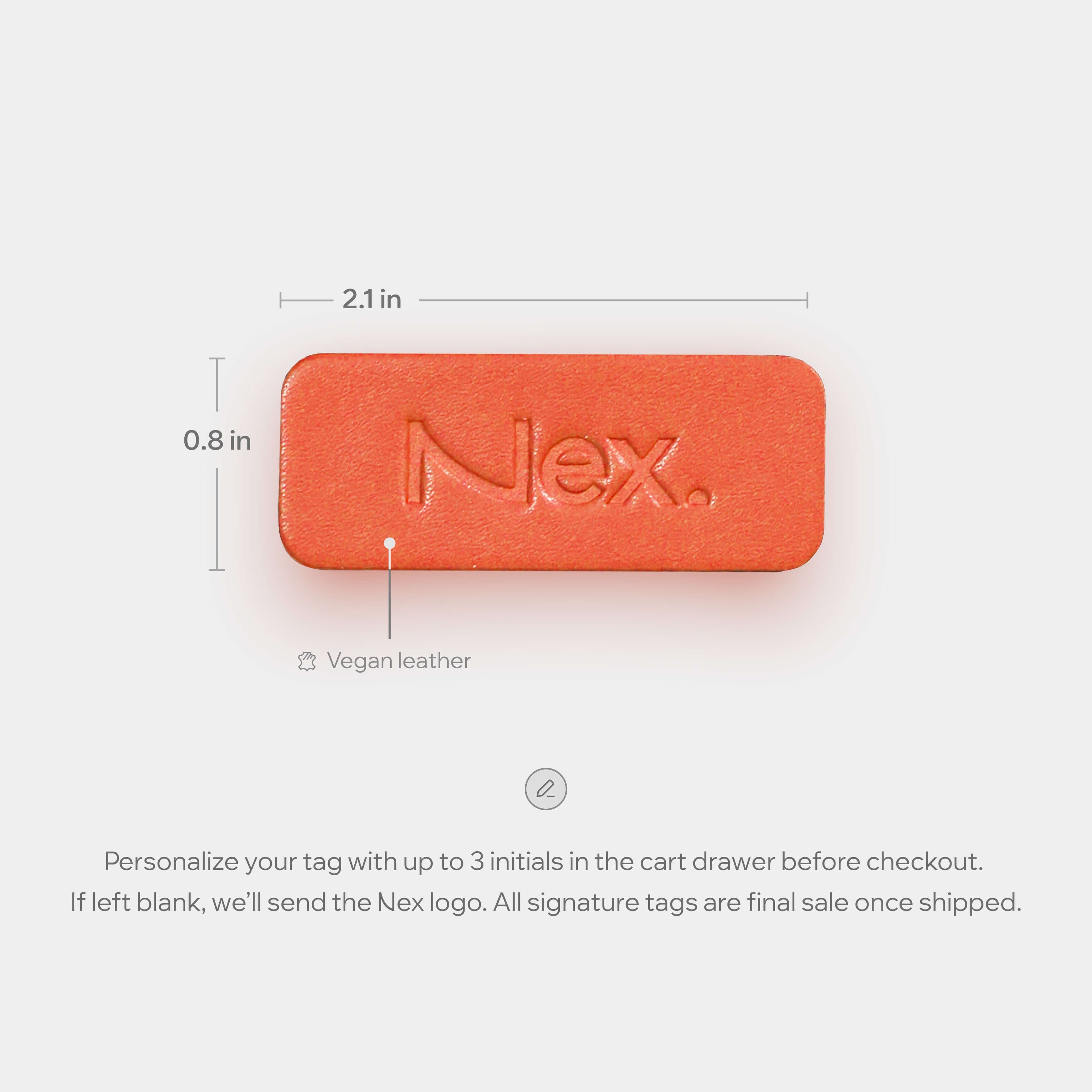 Luggage Signature Tag - Japan Edition | Fushimi Orange