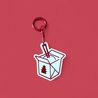 Takeout Box Keychain & Bag Charm