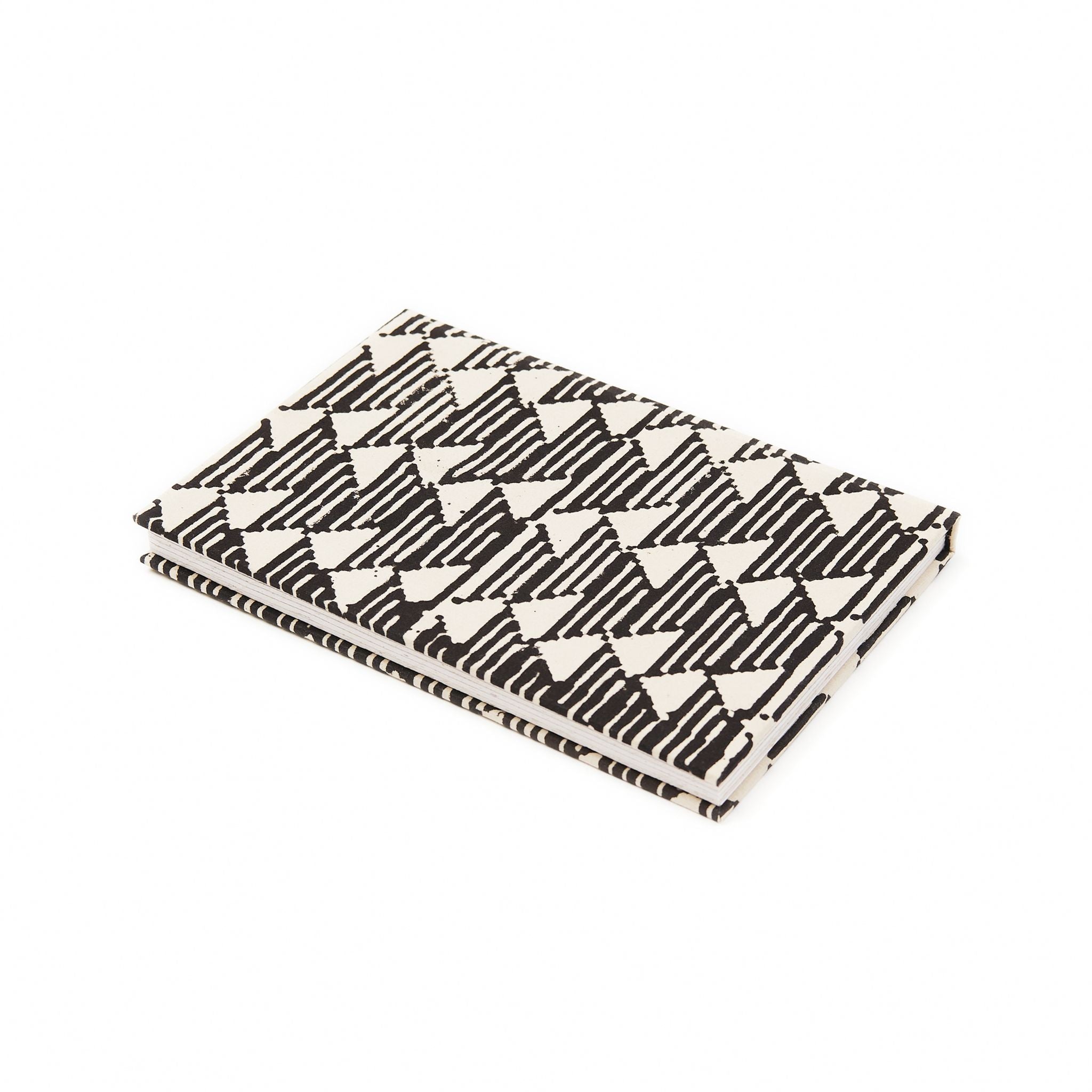 Tria Black White Zero Waste Handmade Artisanal Journal